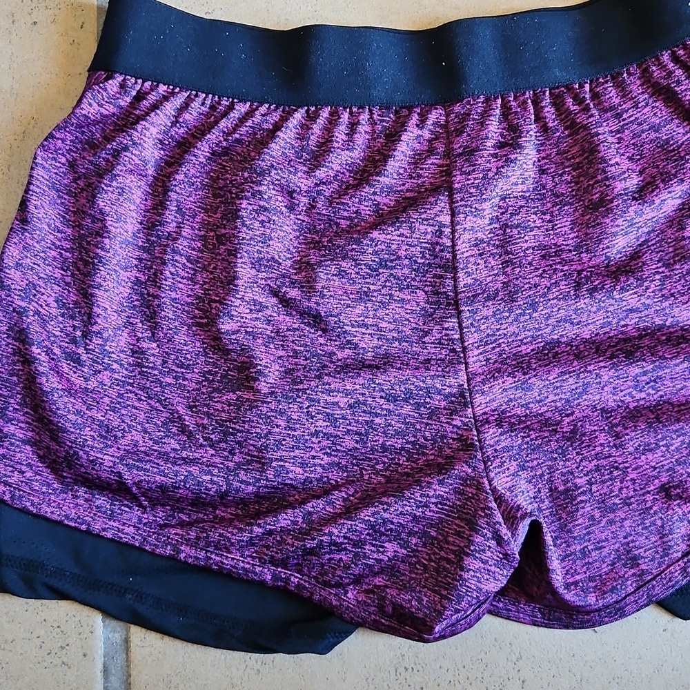 Icyzone Womans Athletic Shorts Built In Biker Shorts Size M - Picture 8 of 8
